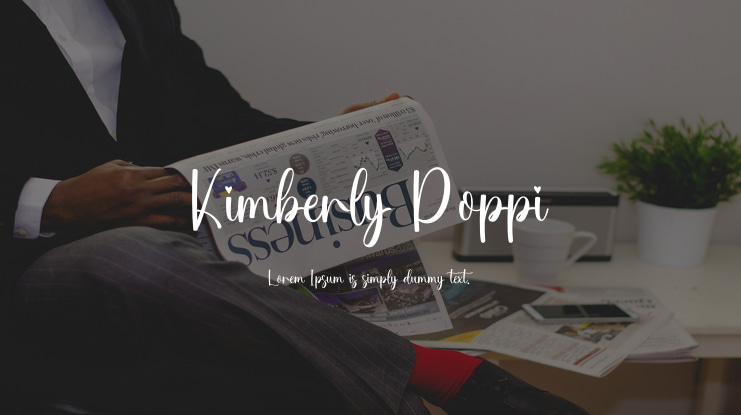 Kimberly Poppi Font