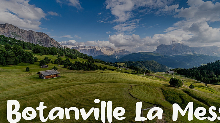 Botanville La Mess Font