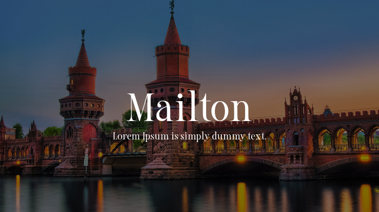 Mailton Font