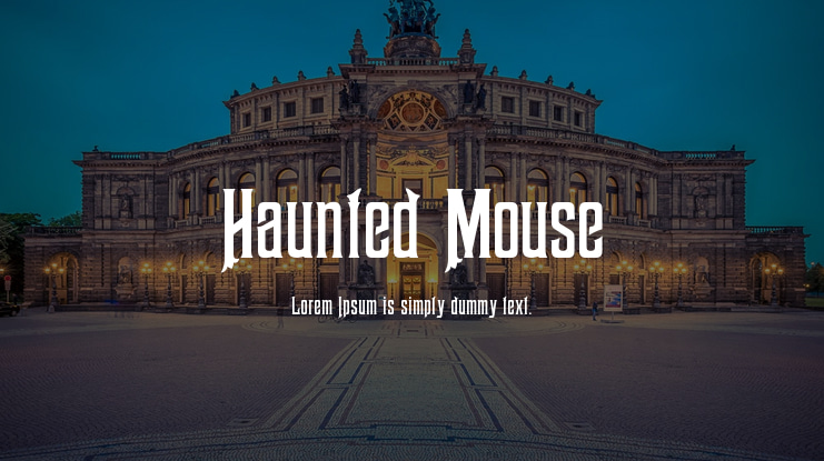 Haunted Mouse Font