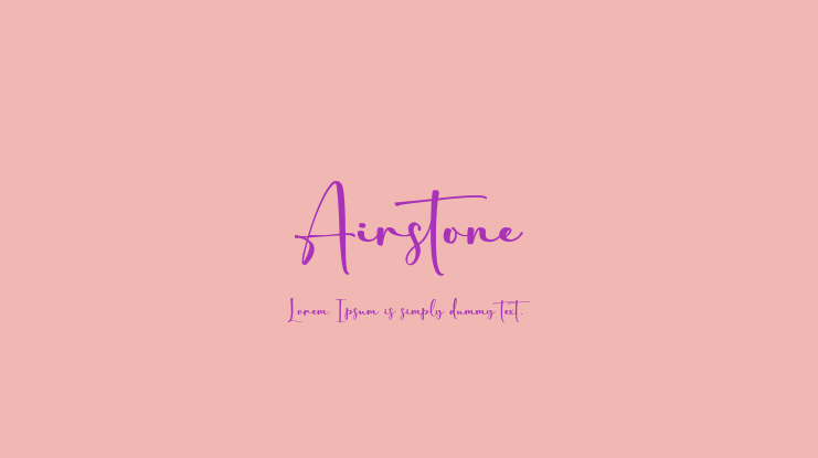 Airstone Font