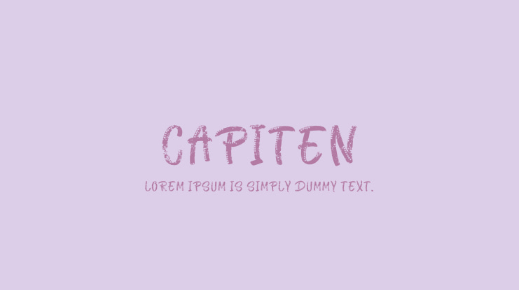 CAPITEN Font