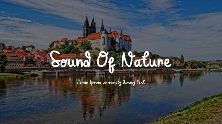 Sound Of Nature Font