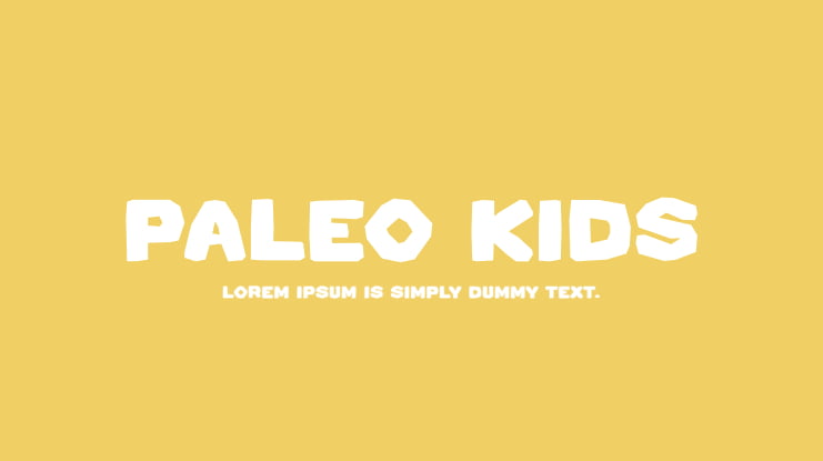 Paleo Kids Font