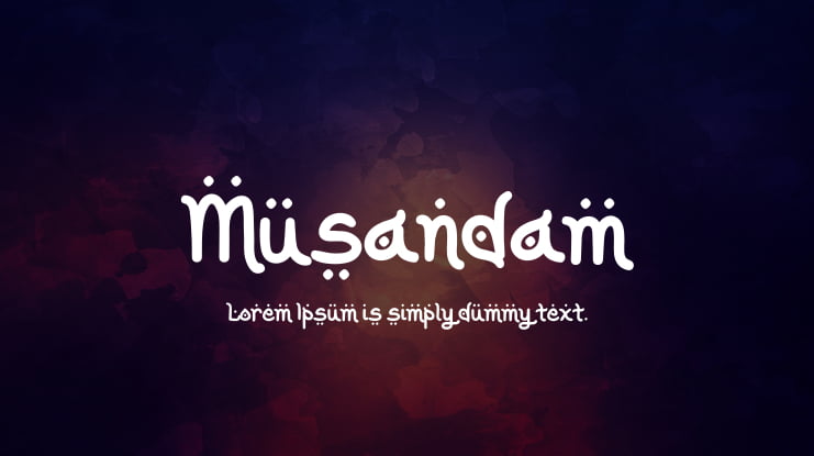 Musandam Font