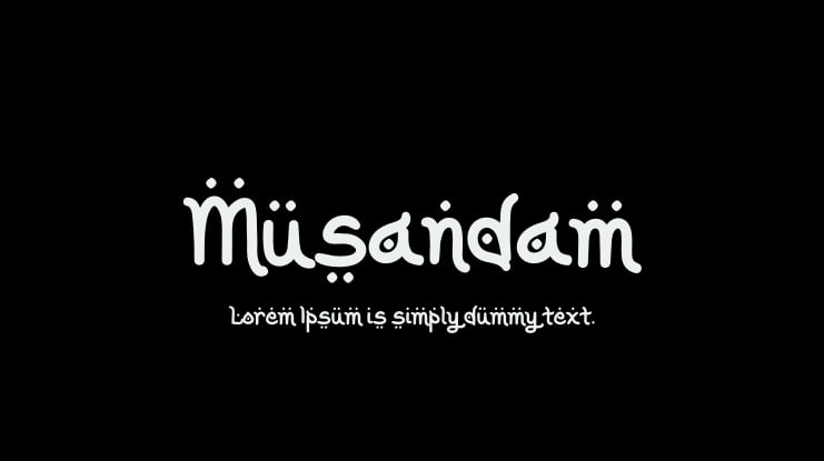Musandam Font