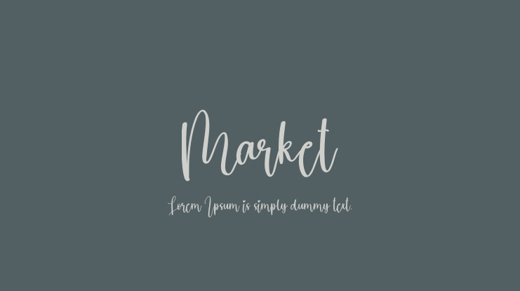 Market Font