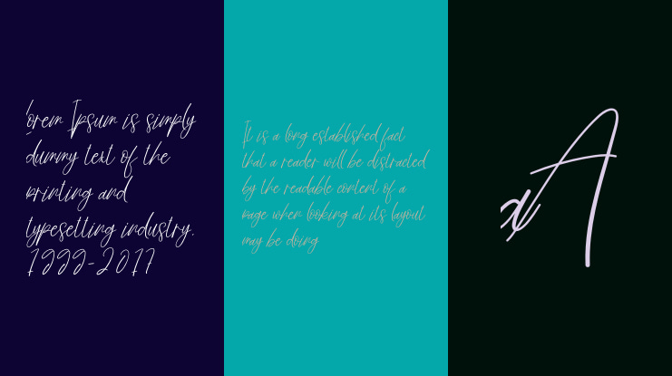 Butterfly Signature Font