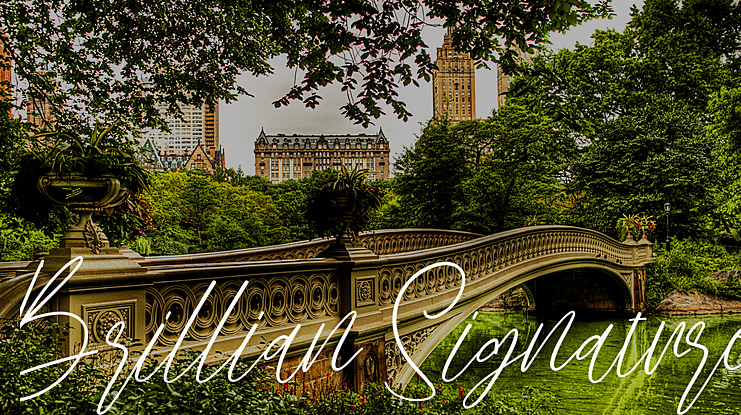 Brillian Signature Font