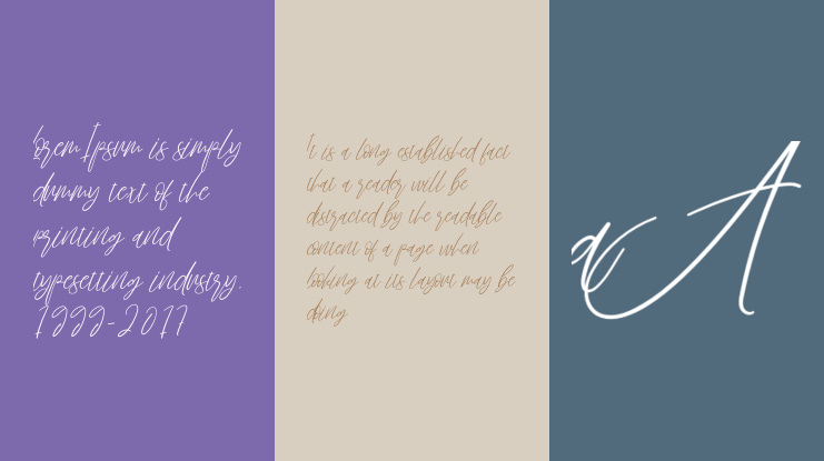 Brillian Signature Font