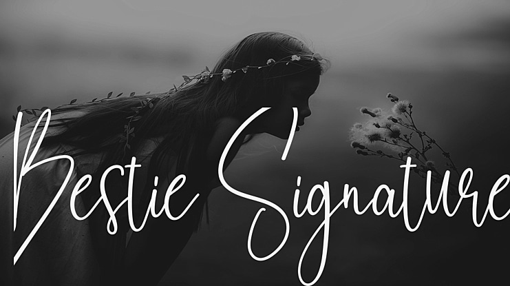 Bestie Signature Font