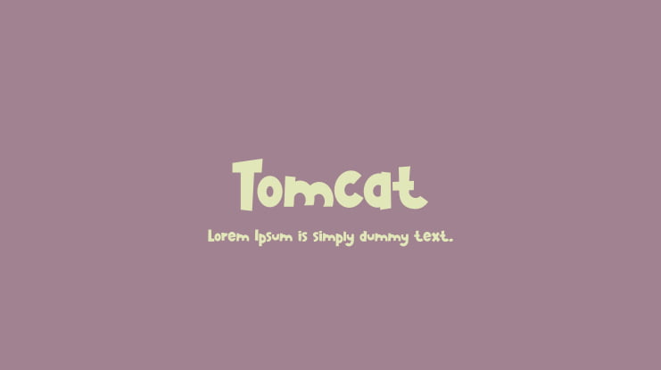 Tomcat Font