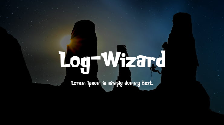 Log-Wizard Font