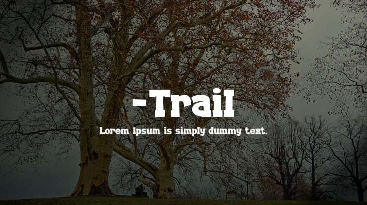 -Trail Font