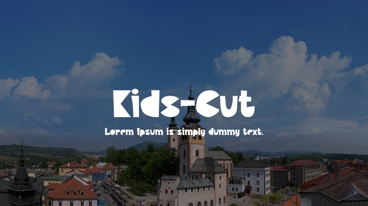 Kids-Cut Font
