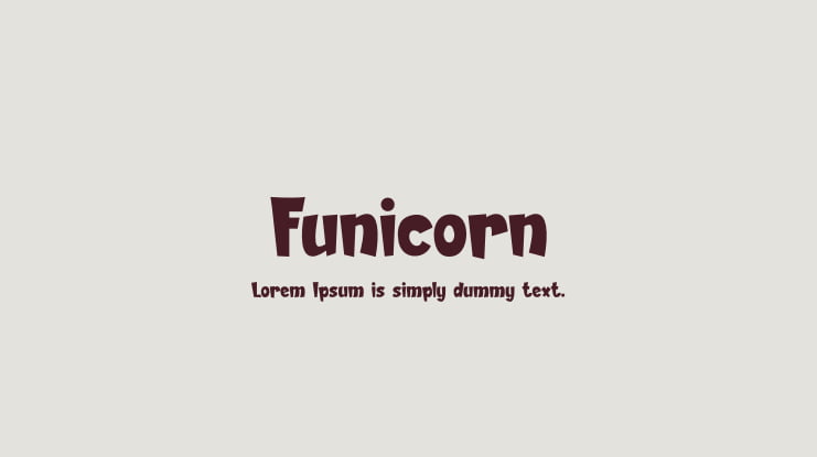 Funicorn Font