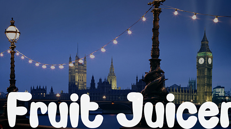 Fruit Juicer Font