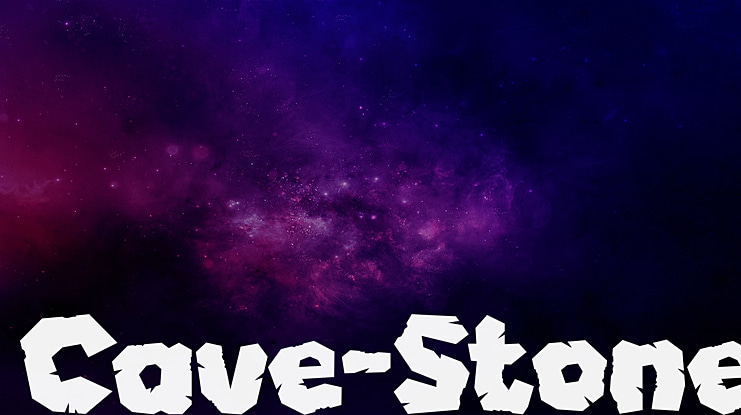 Cave-Stone Font