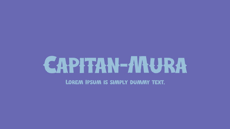 Capitan-Mura Font