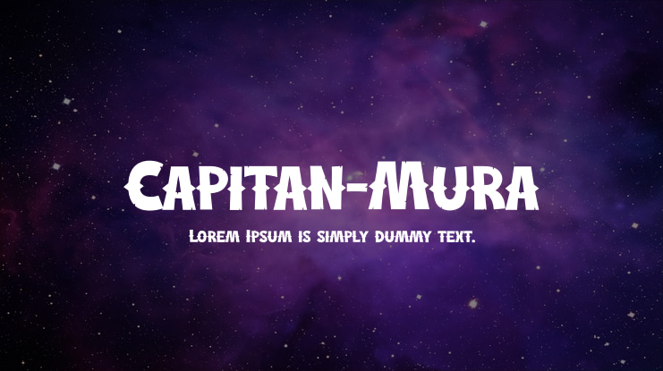 Capitan-Mura Font