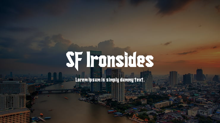 SF Ironsides Font Family