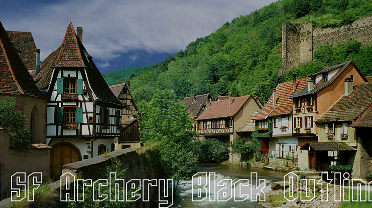 SF Archery Black Font Family