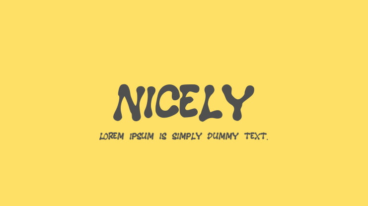 nicely Font