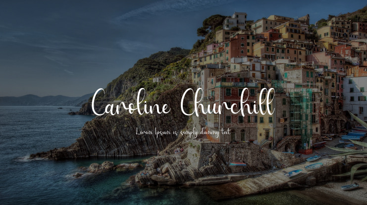 Caroline Churchill Font