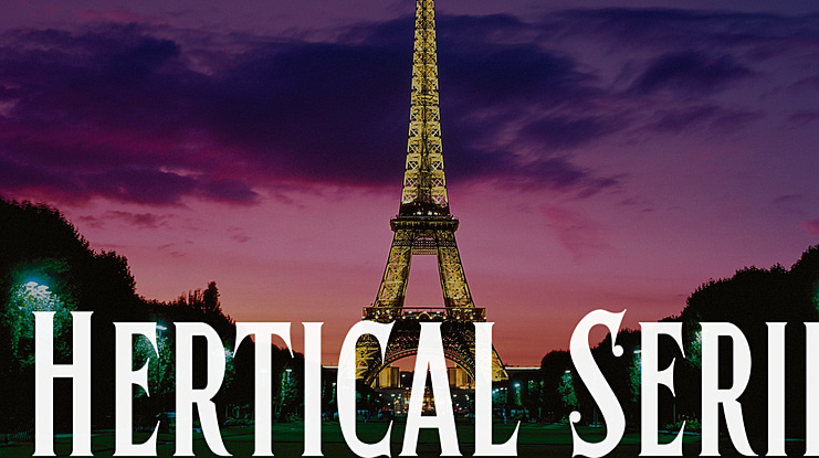 Hertical Serif Font