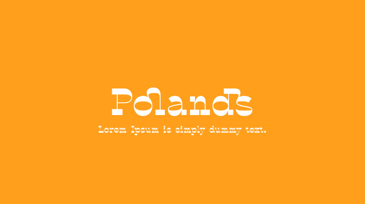 Polands Font