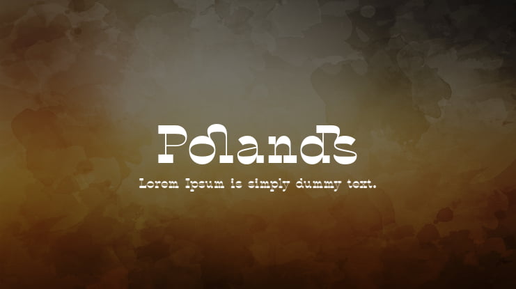Polands Font