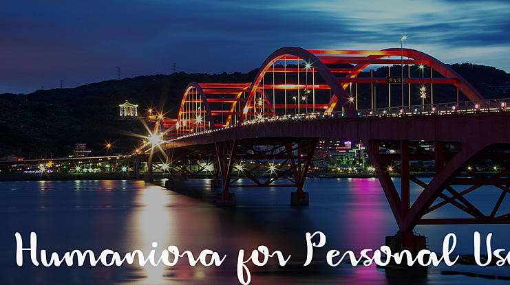 Humaniora for Personal Use Font