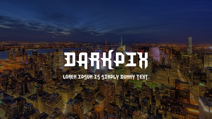 DarkPix Font