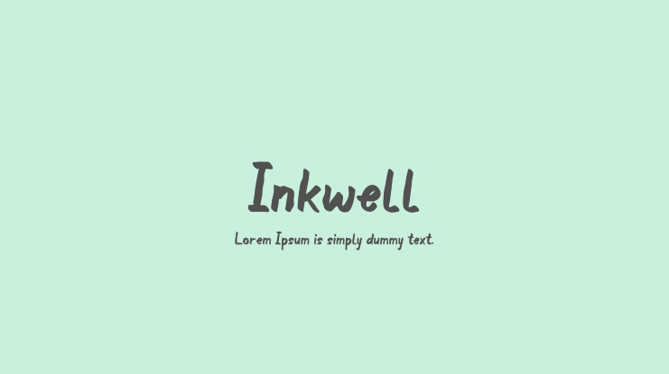 Inkwell Font