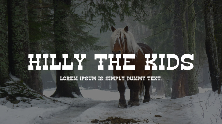 Hilly The Kids Font