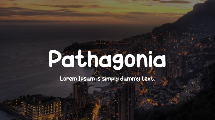 Pathagonia Font