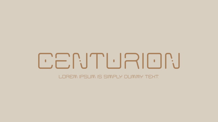 CENTURION Font