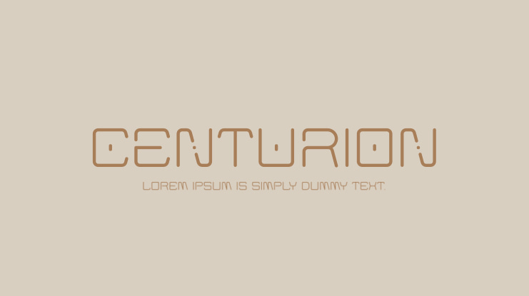 CENTURION Font