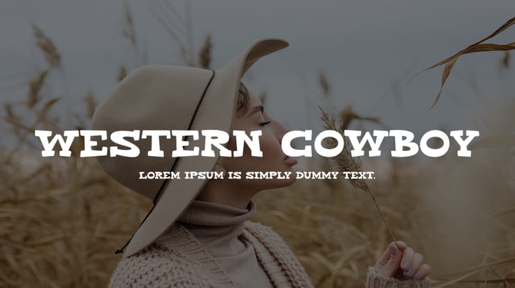 Western Cowboy Font