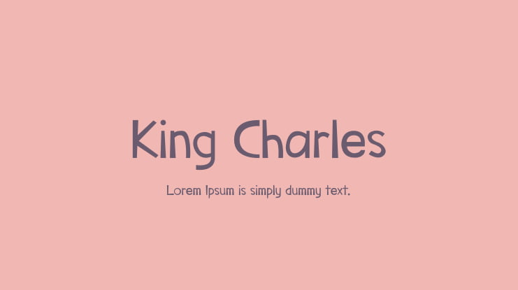 King Charles Font
