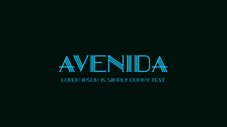 AVENIDA Font