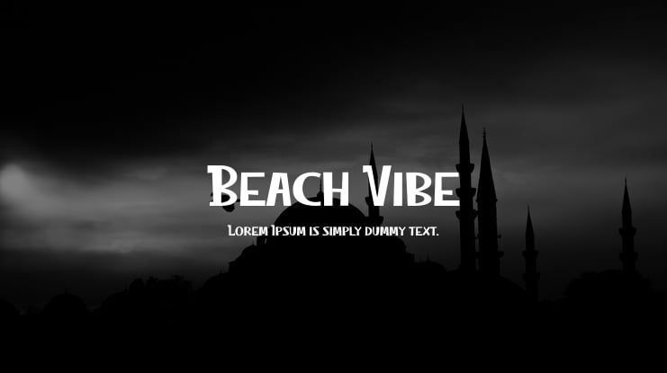 Beach Vibe Font