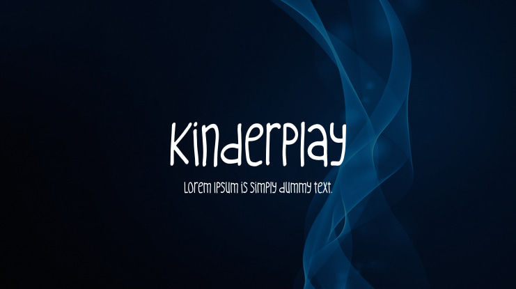 Kinderplay Font