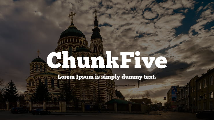 ChunkFive Font