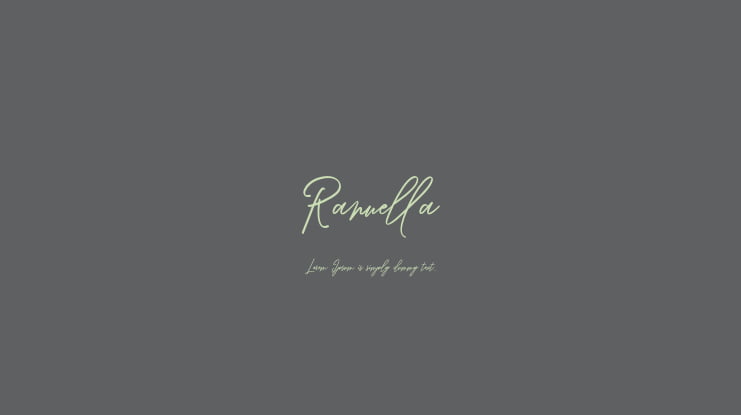 Ranuella Font