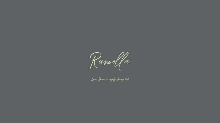 Ranuella Font
