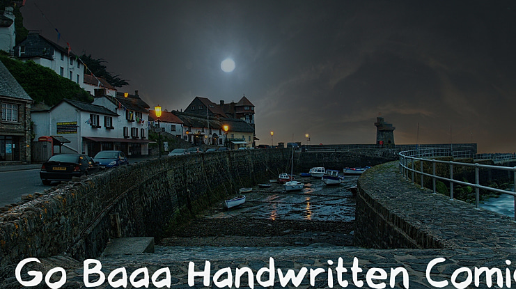 Go Baaa Handwritten Comic Font