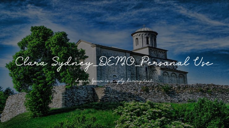 Clara Sydney_DEMO_Personal Use Font