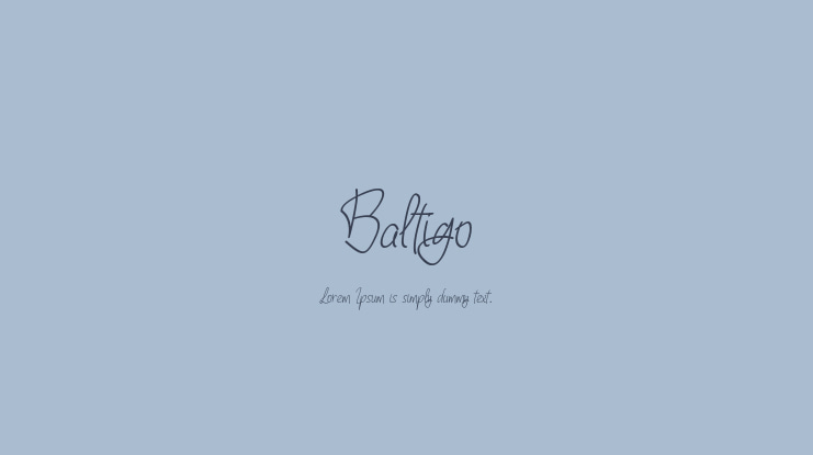 Baltigo Font