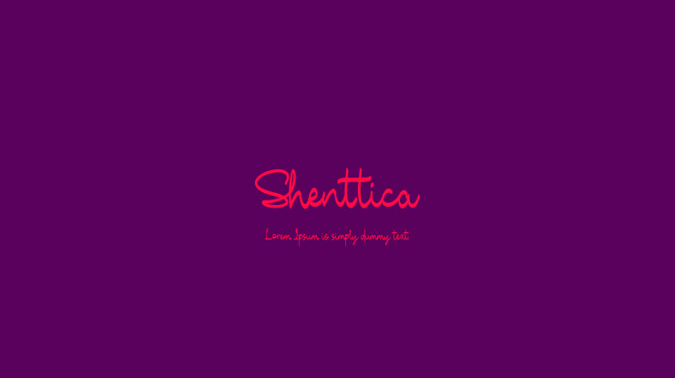 Shenttica Font